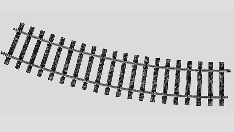Märklin 5935 Gleis geb. r 1020 mm, 22 Gr.3 - Spur 1 - 1:32