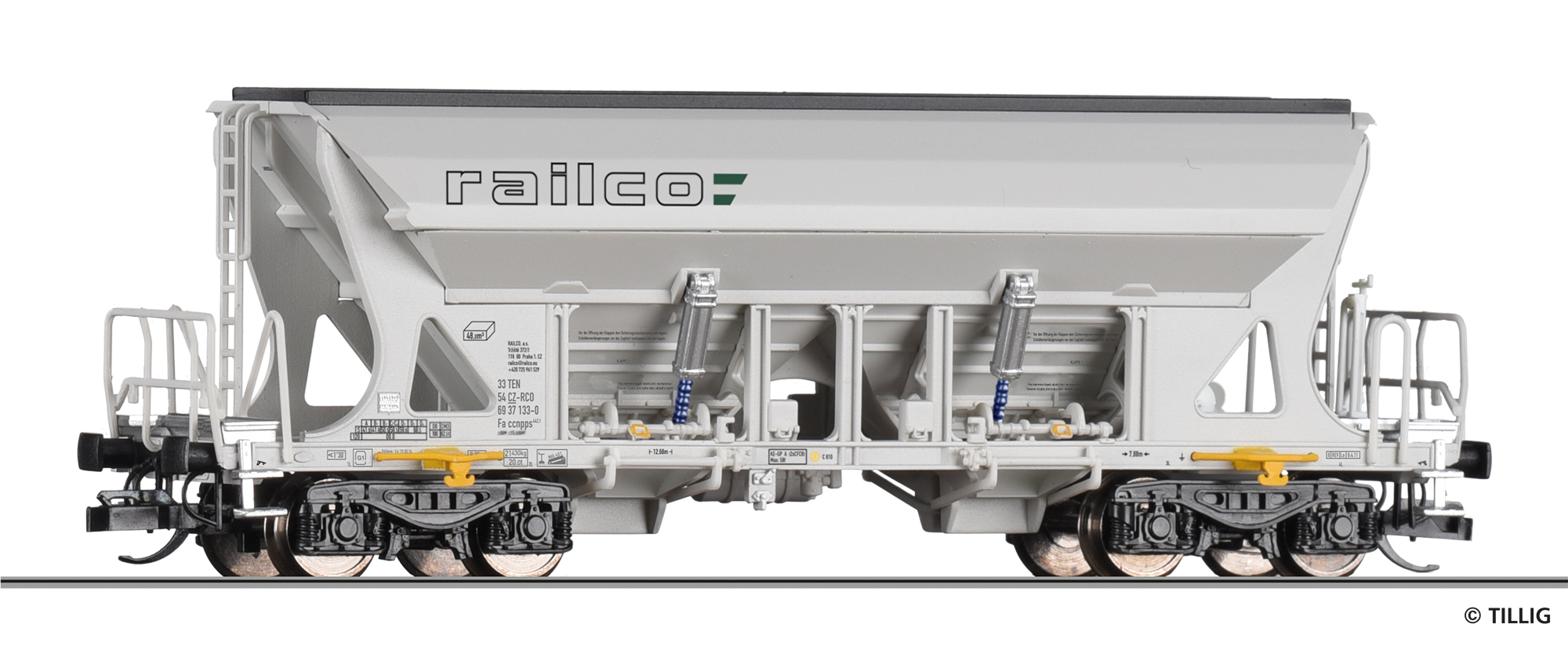 Tillig 15338 Selbstentladewagen Faccnpps der Railco (CZ)