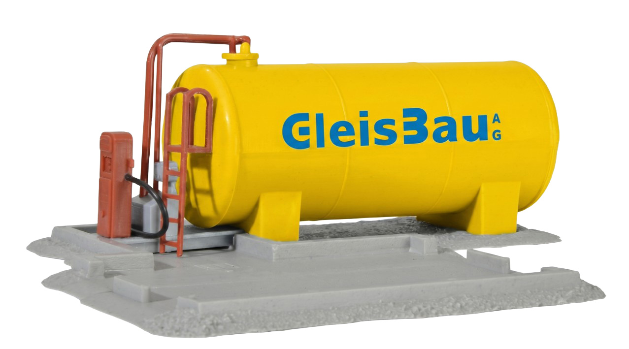 H0 Dieseltankstelle GleisBau