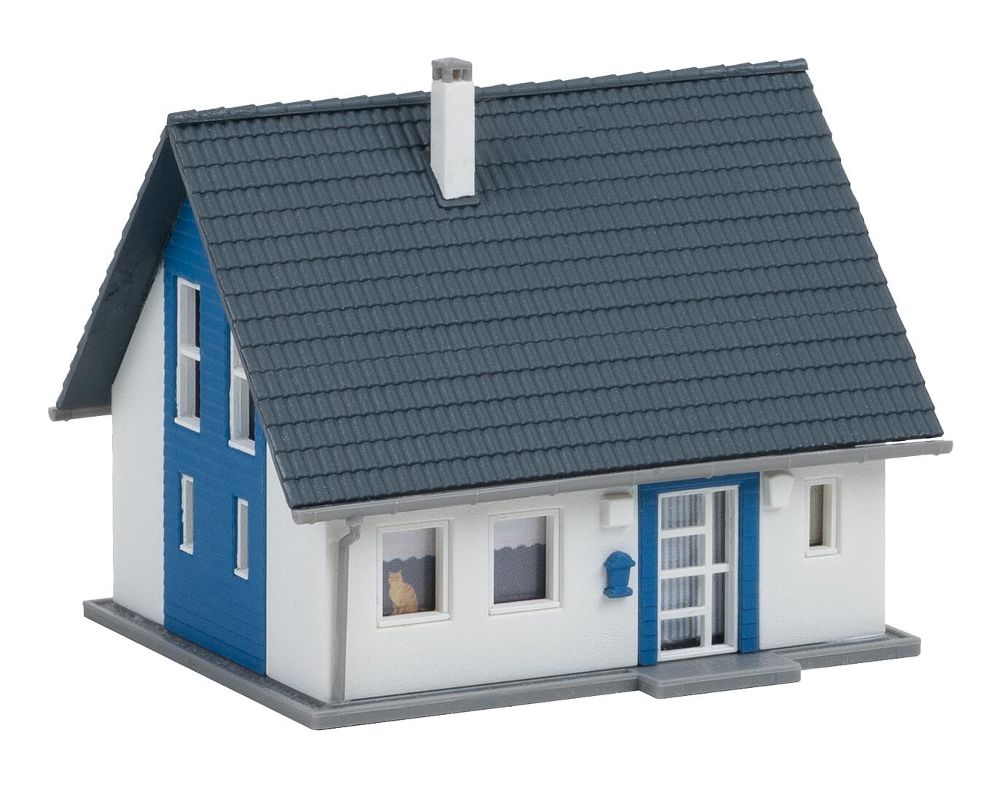 Faller 232146 Einfamilienhaus blau 1:160 Spur N Bausatz NEU OVP