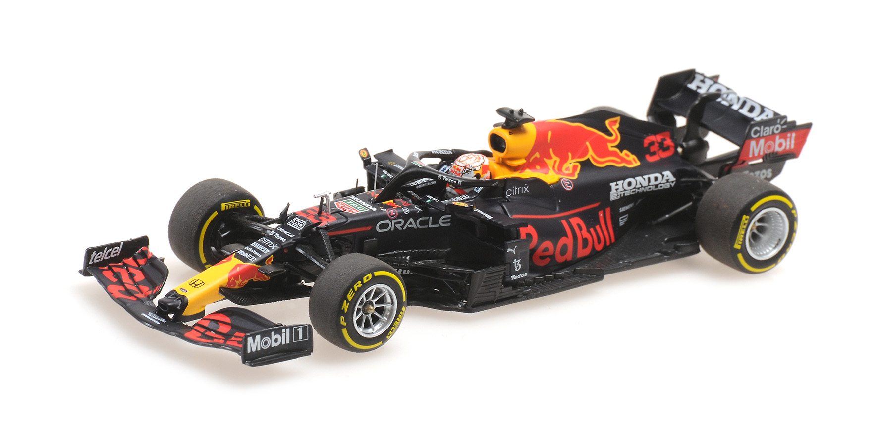 Minichamps 410211933 MAX VERSTAPPEN WINNER MEXICAN GP 2021 1:43