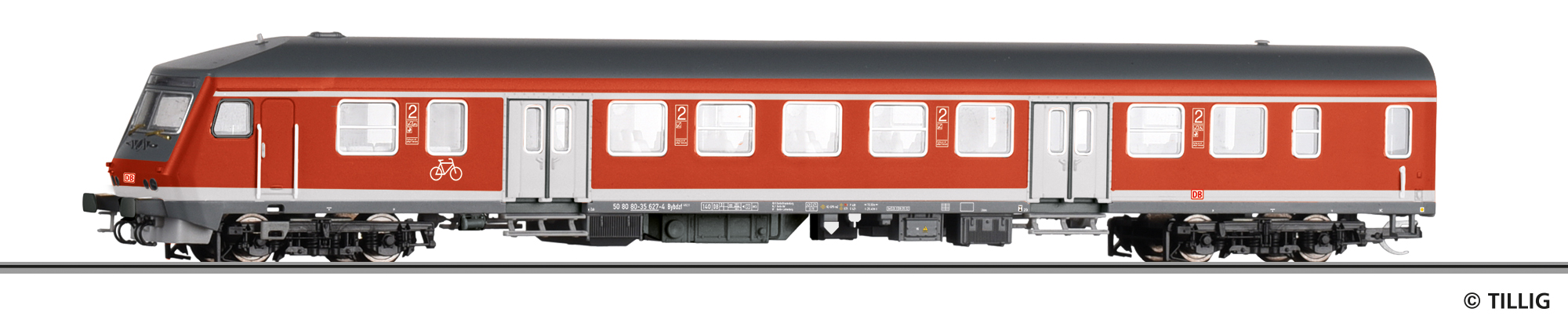 Tillig 12654 Steuerwagen 2. Klasse Bybdzf 482 der DB AG
