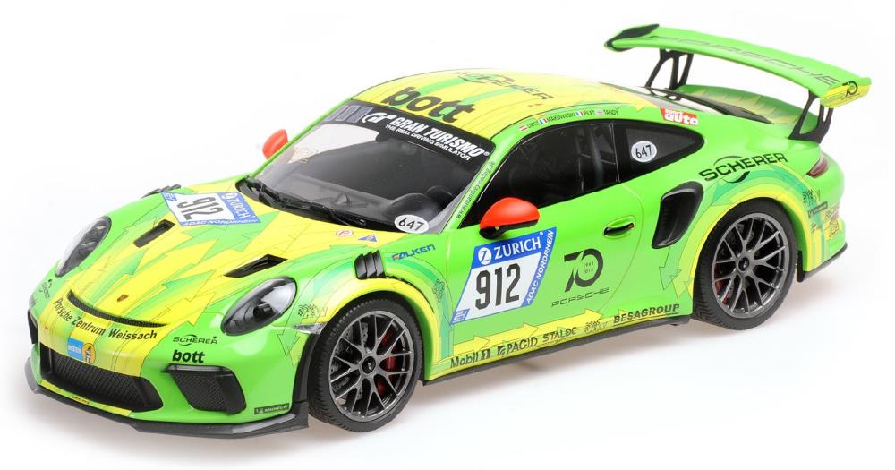 Minichamps 155068228 PORSCHE 911 (991.2) GT3RS - 2019 - 1:18 - Neu - OVP