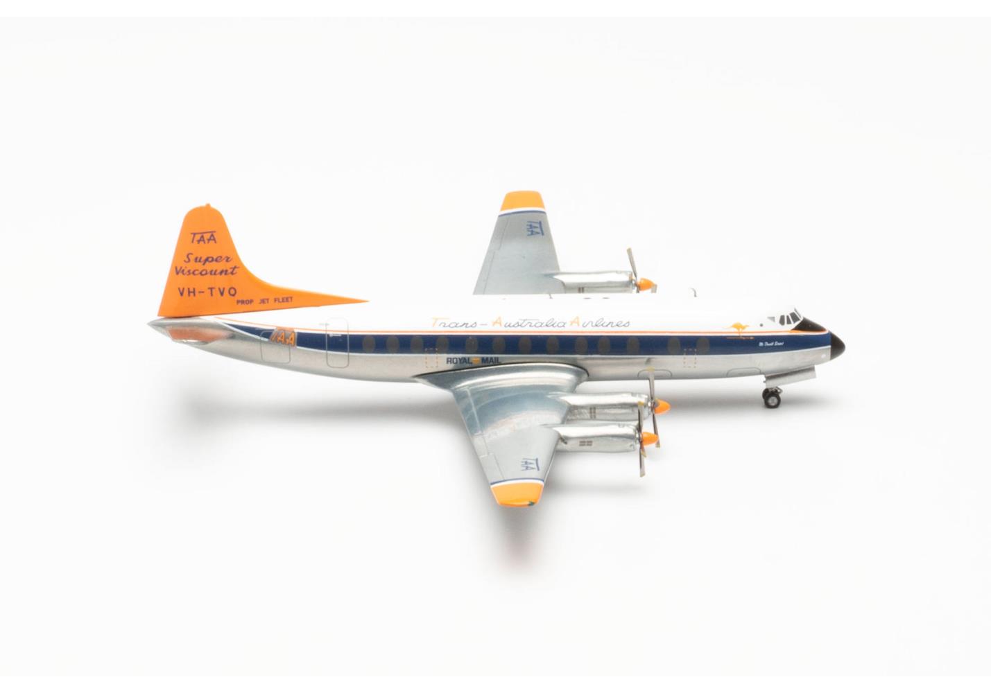 Herpa 572859 TAA Trans Australian Airlines Vickers Viscount 800 1:200