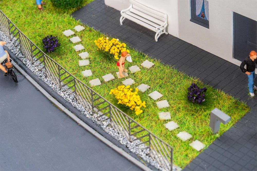 Faller 180877 Terrassenplatten, Beton 1:87 Spur H0 Neu OVP