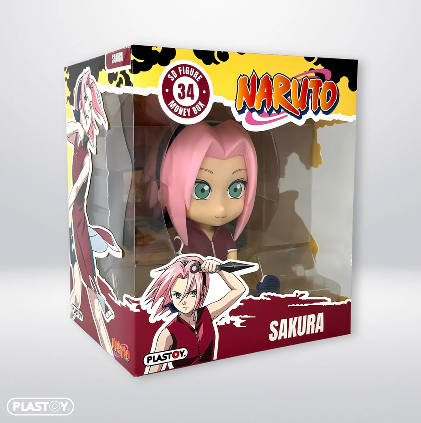 Plastoy 080213 Naruto Sakura Haruno 15 cm NEU OVP Spardose