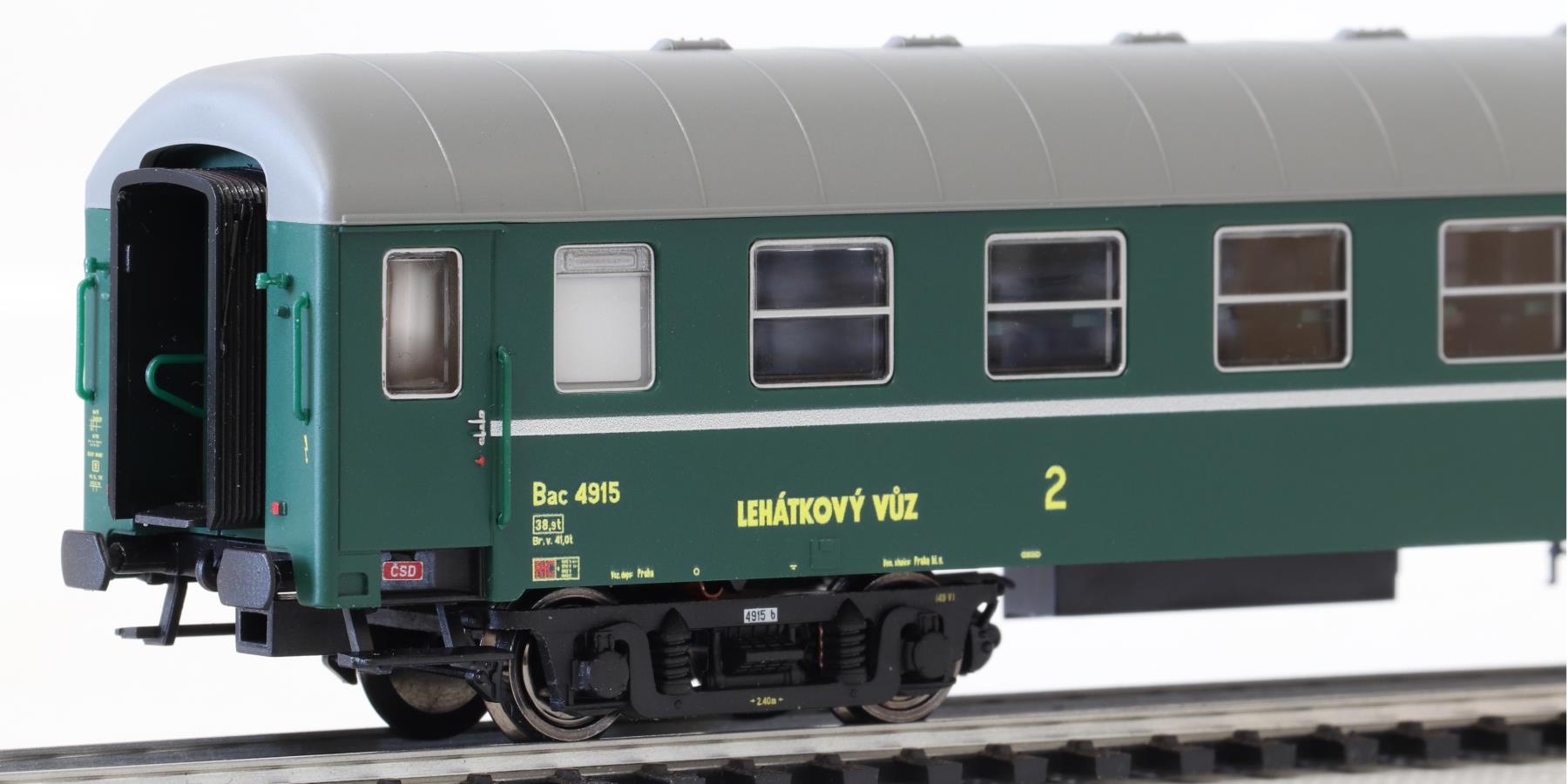 Igra Model 97110059 Liegewagen Bac Praha 1:87 Spur H0 DC Neu OVP