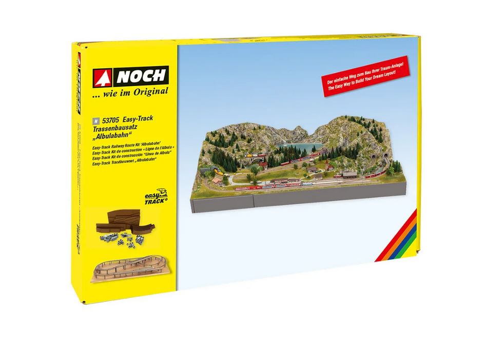 Noch 53705 easy TRACK Trassenbausatz „Albulabahn“ 1:160 Spur N