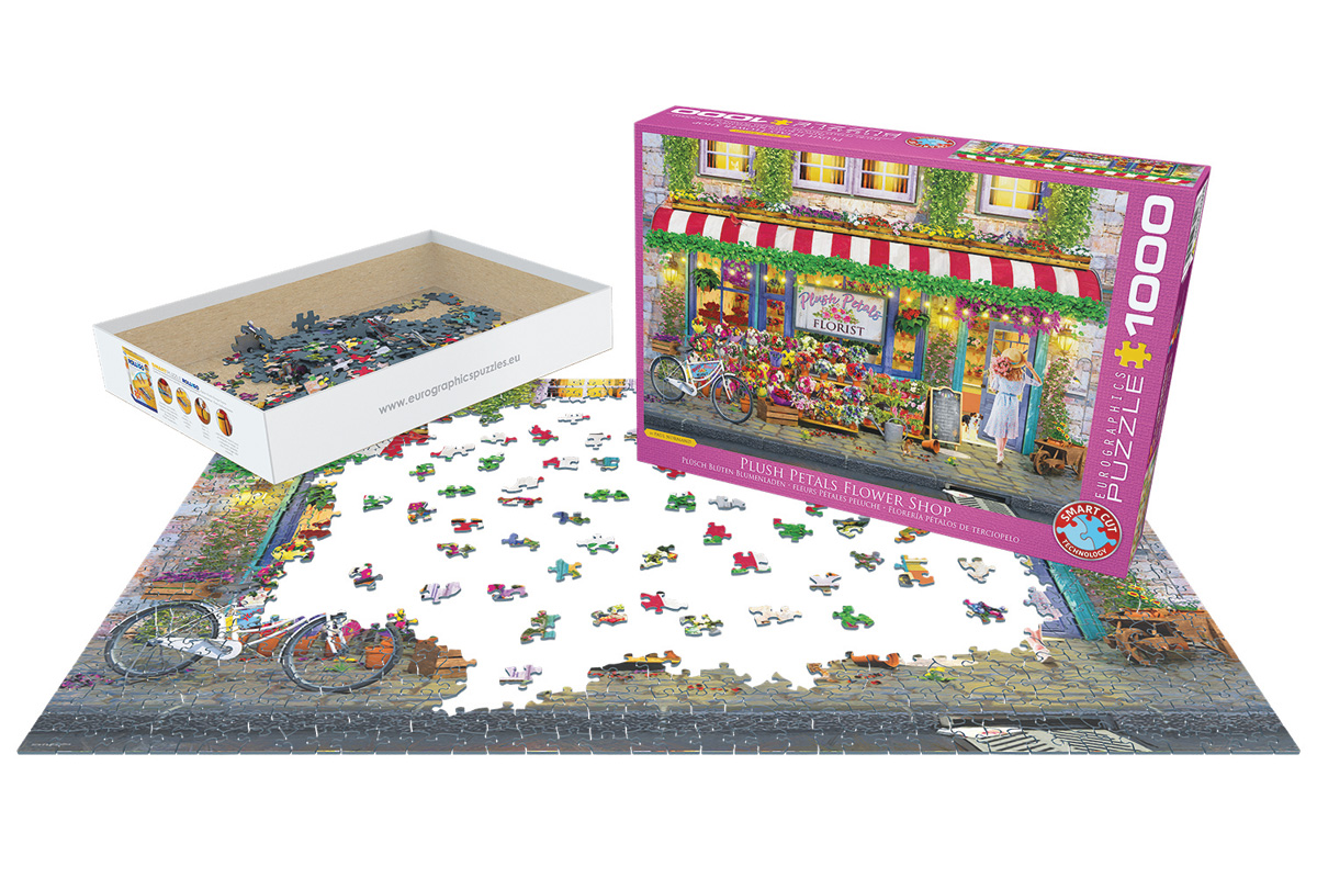 EUROGRAPHICS 6000-5518 Plüsch Blüten Blumenladen 1000 Teile Puzzle