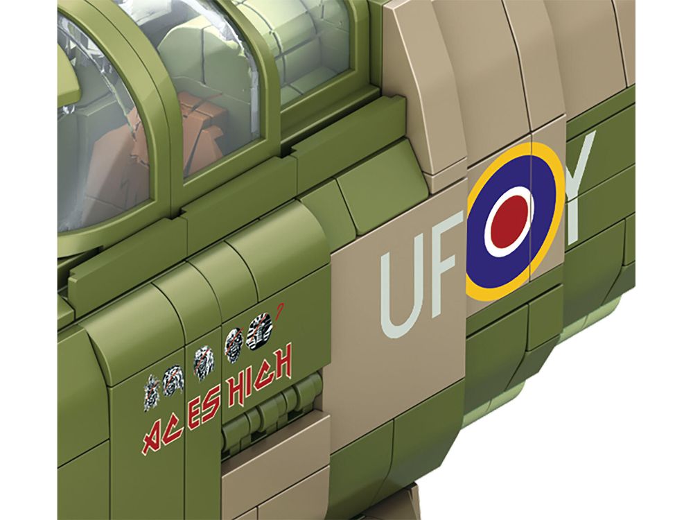 Revell 00962 Iron Maiden Spitfire MK.II Aces High Brick System 1:18