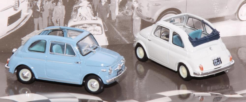 Speidel BRA006 Anteprima Fiat 500 nuovo 2er Set 1:43