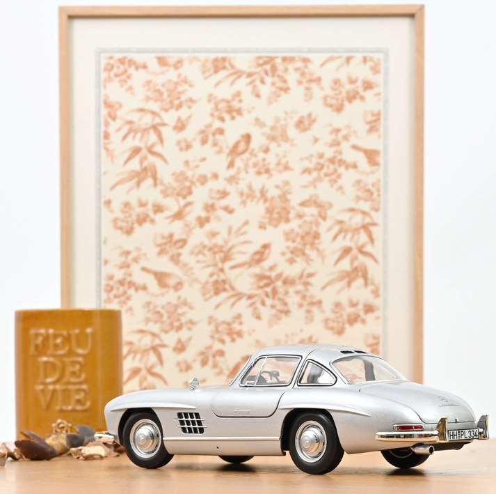 Norev 183857 Mercedes-Benz 300 SL 1954 Silber 1:18 Standmodell