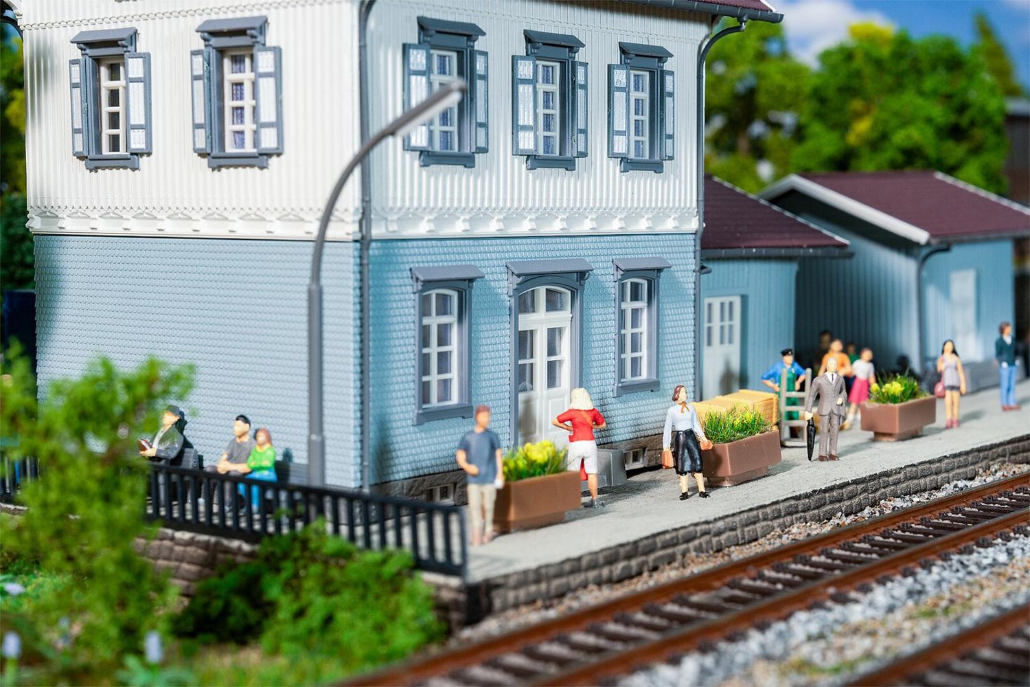Faller 110138 Bahnhof Oberstenfeld 1:87 Spur H0 Bausatz Neu OVP