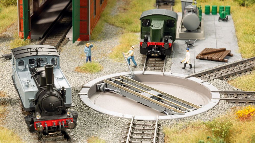 Auhagen 11480 Drehscheibe 3-Leiter-System 1:87 Spur H0 Bausatz NEU