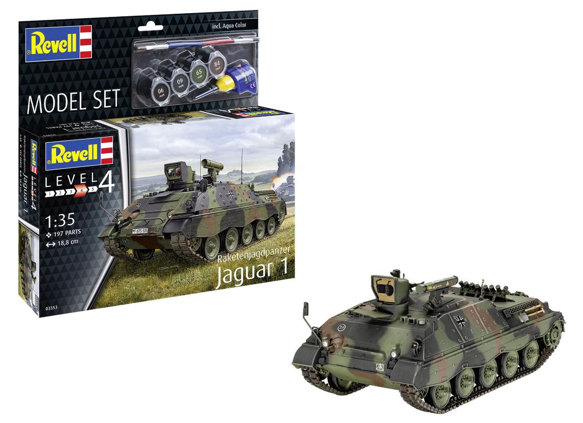 Revell 63353 Model Set Raketenjagdpanzer Jaguar 1 1:35 Bausatz