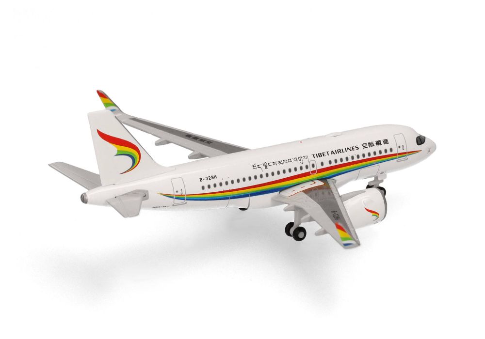 Herpa 538718 Tibet Airlines Airbus A319neo 1:500 Standmodell NEU