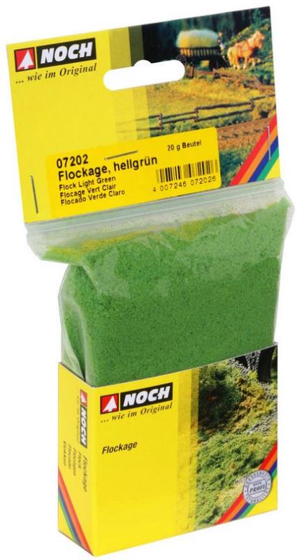 Noch 07202 Flockage - hellgrün, 20 g - Neu - OVP