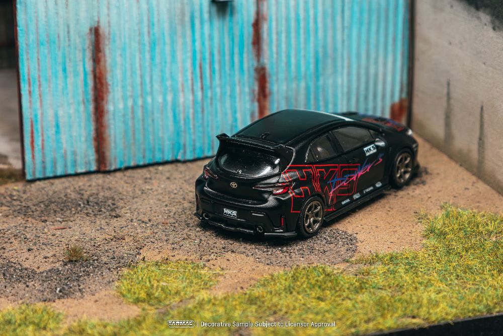 1:64 TOYOTA COROLLA GR HKS CHROME BLACK 2025