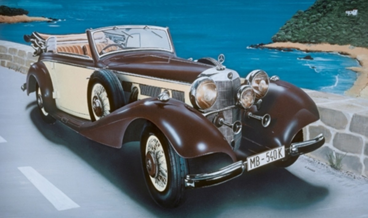 Italeri 3701 MERCEDES BENZ 540K 1:24 Modellbausatz NEU OVP