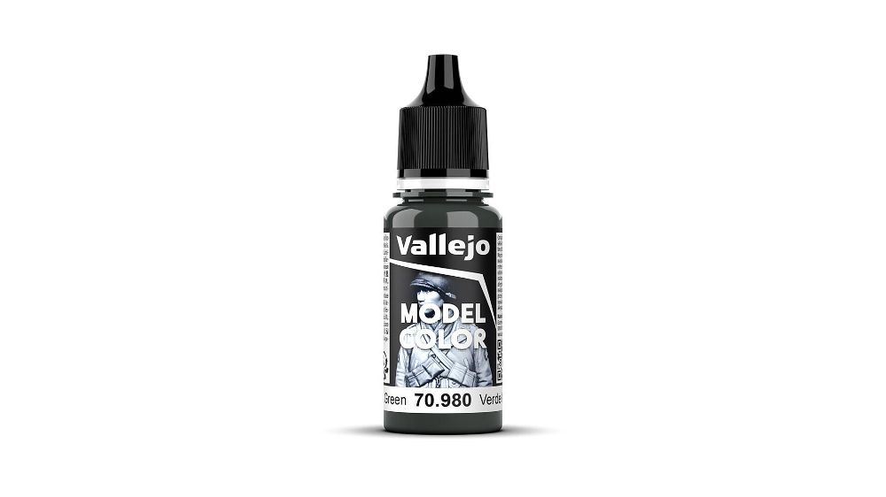 Vallejo 70980 Tannengrün, dunkel, matt, 18 ml Model Color NEU