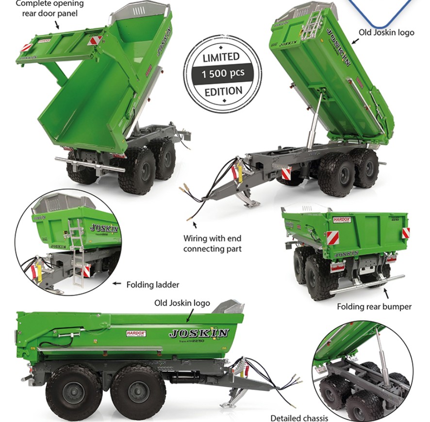 Universal Hobbies UH6803 Joskin Trans-KTP 22/50 - green version 1:32 Spur 1 NEU