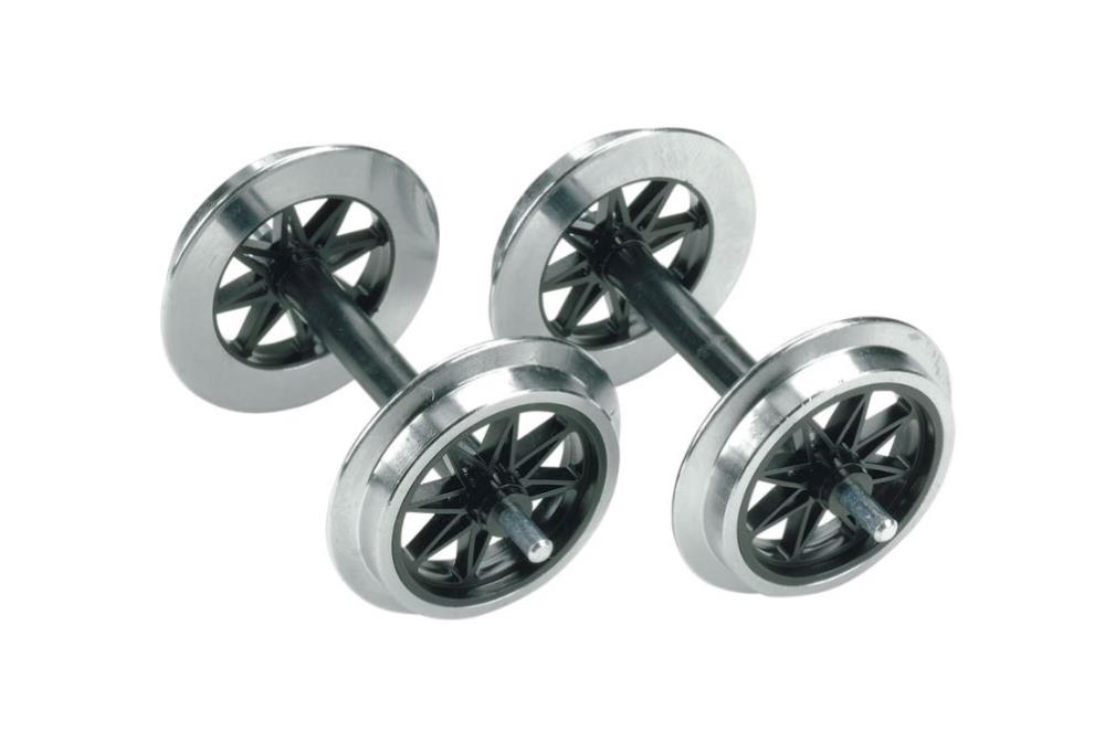 LGB 67320 Metall Doppelspeichenradsatz, 2 Stück - Spur G - Neu