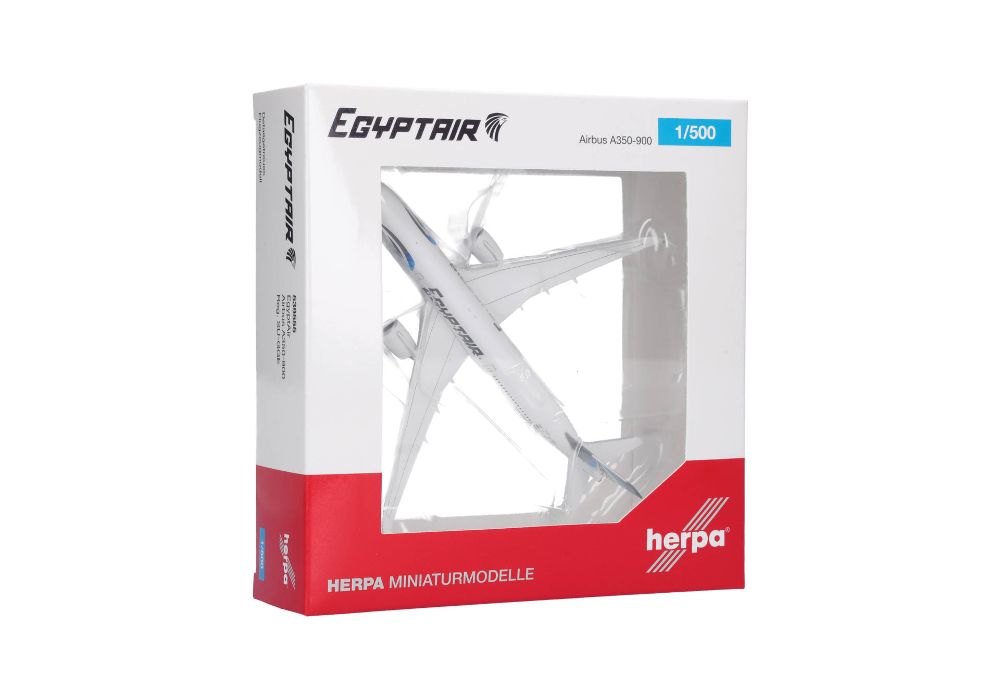 Herpa 539555 EgyptAir Airbus A350-900 1:500 Standmodell NEU OVP