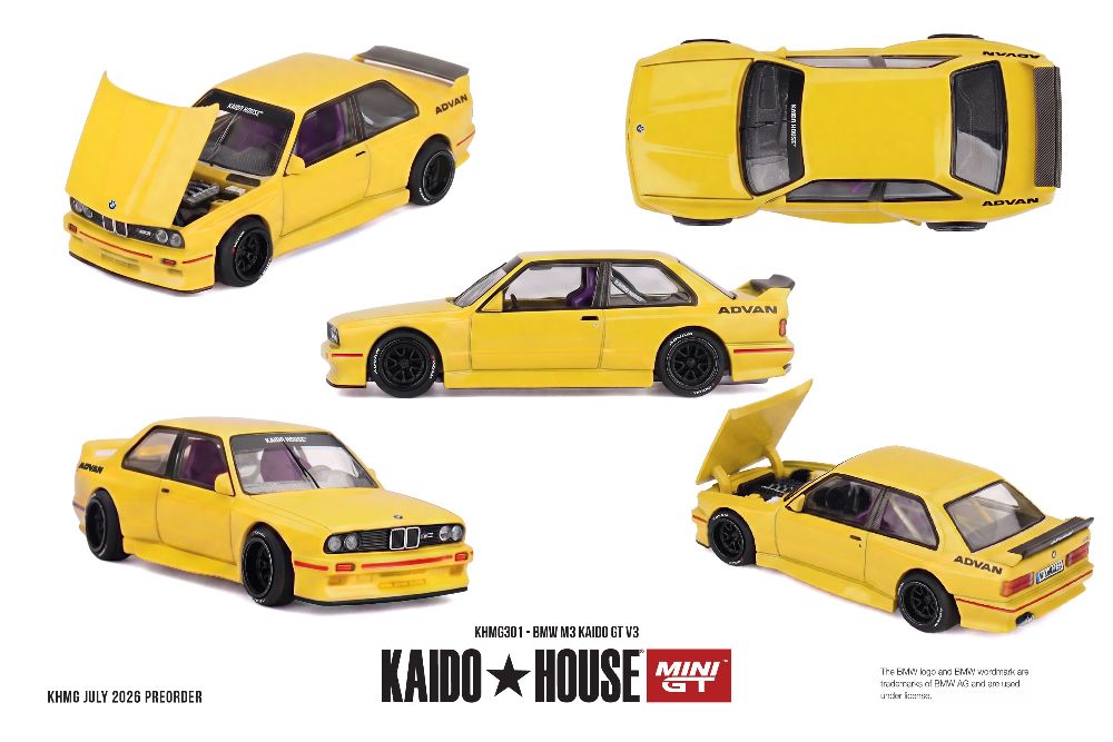 Kaido House 301 1:64 BMW M3 (E30) KAIDO GT V3 1989