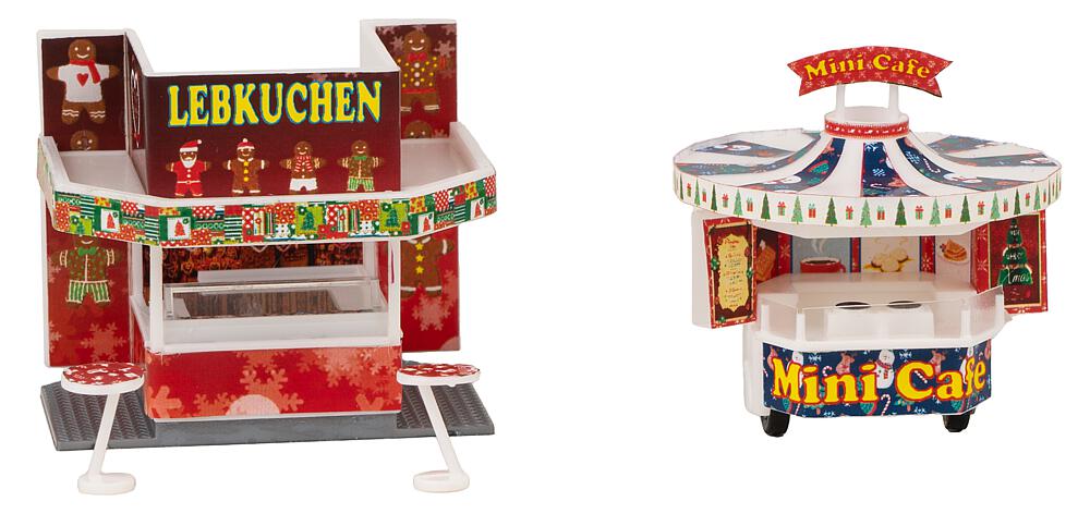 Faller 134001 2 Weihnachtsmarktbuden 1:87 Spur H0 Bausatz NEU