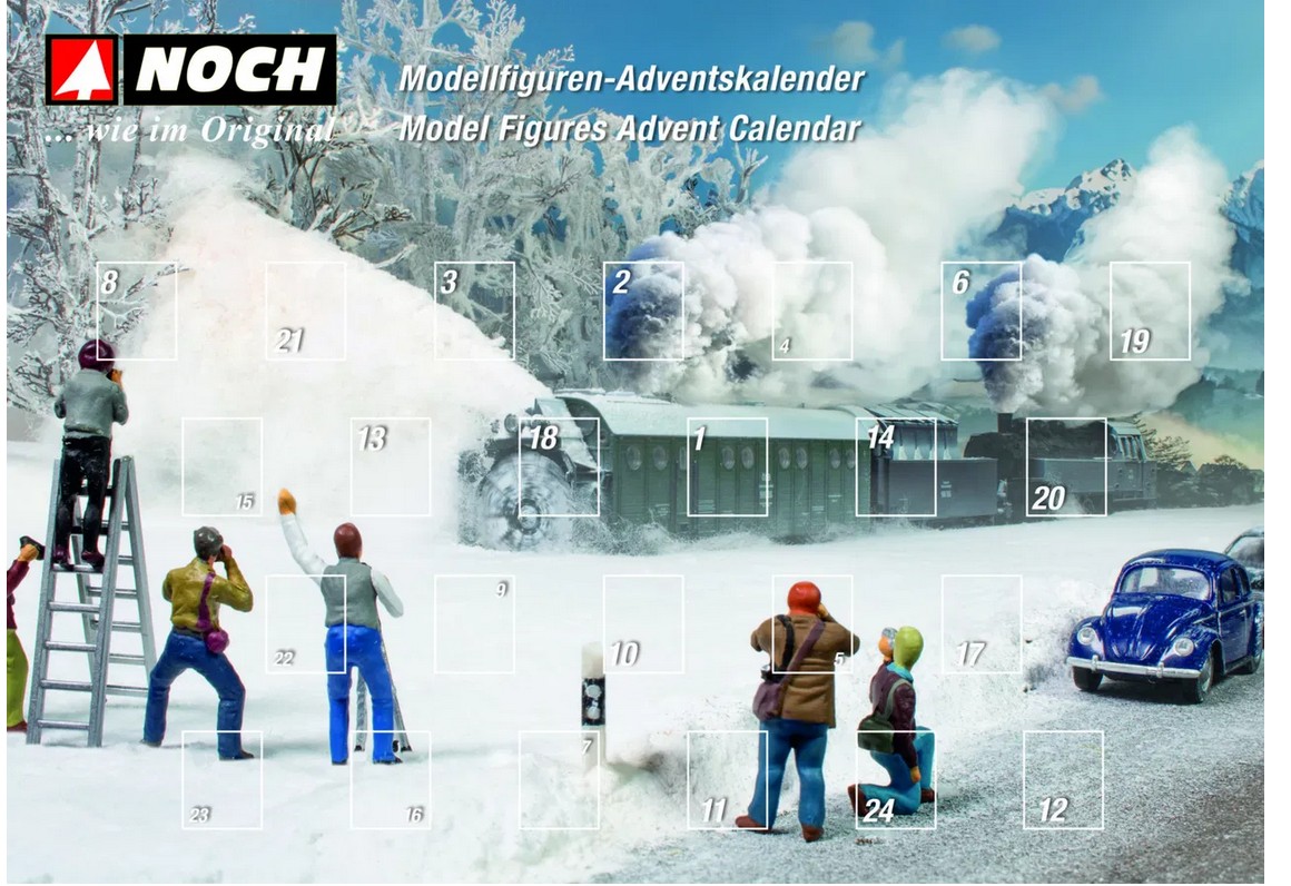 Noch 36998 Adventskalender 28 Figuren 1:160 Spur N Neu OVP