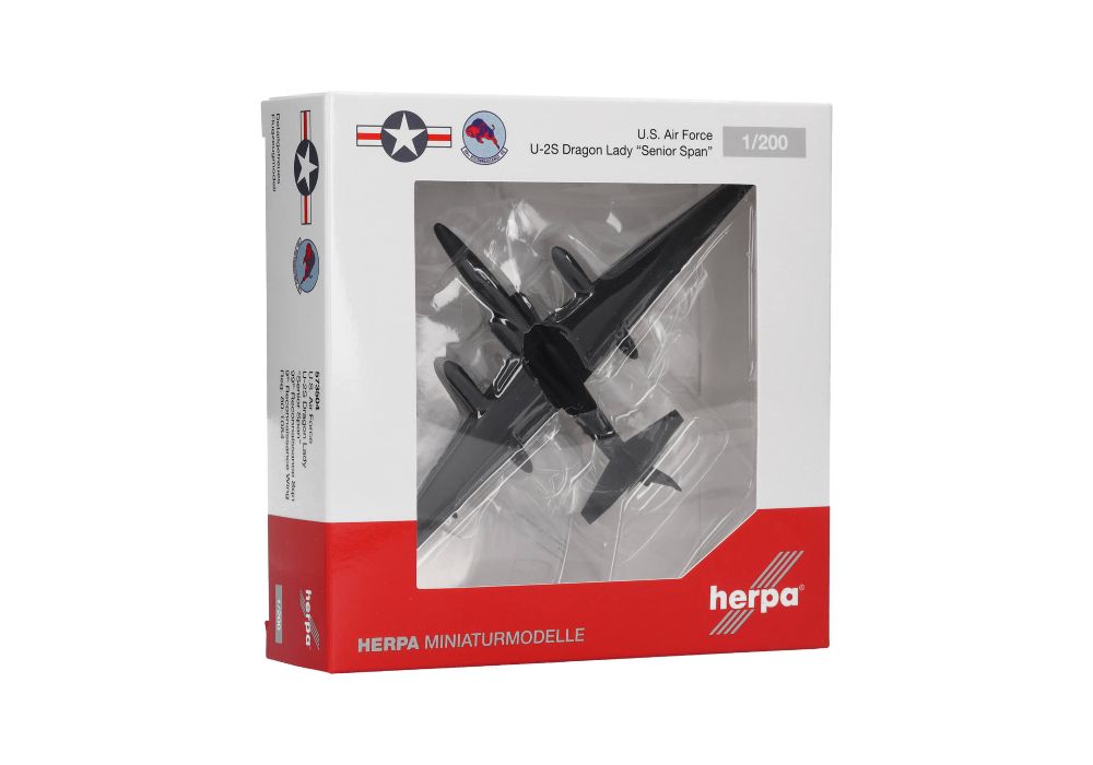 Herpa 573504 U.S. Army Air Force Lockheed U-2S Dragon Lady 1:200