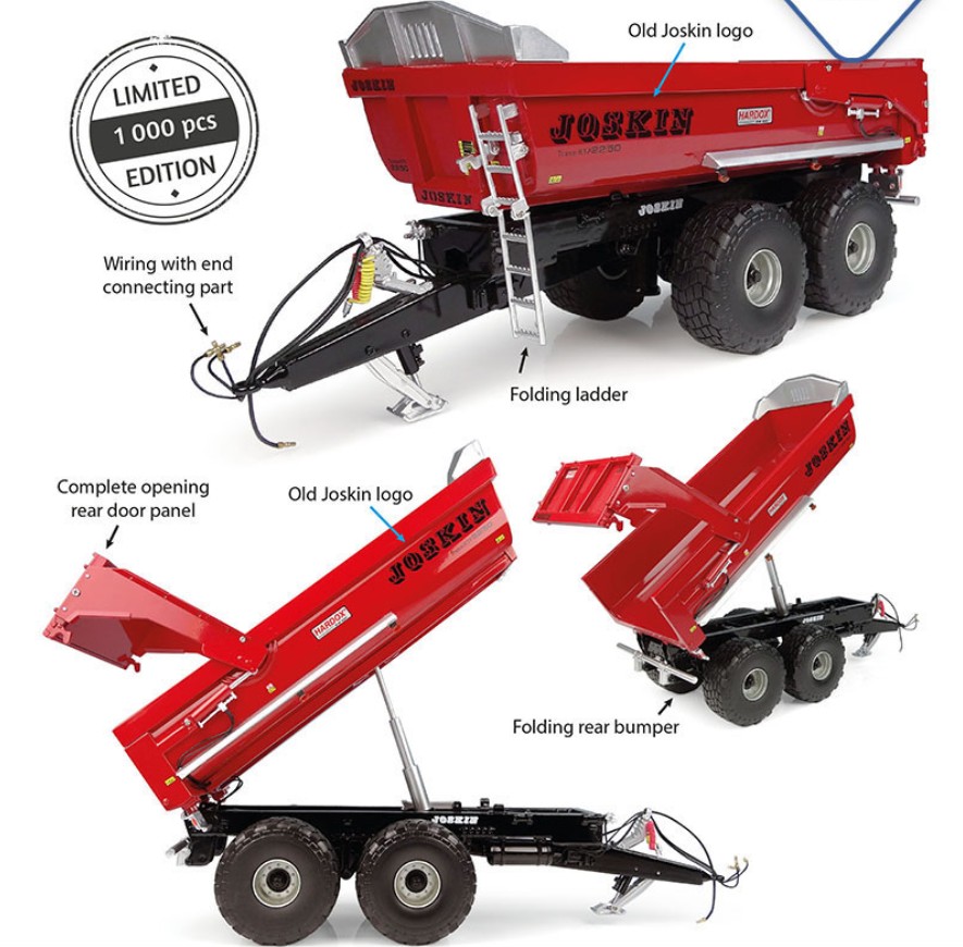 Universal Hobbies UH6804 Joskin Trans-KTP 22/50 - red version 1:32 Spur 1 Neu