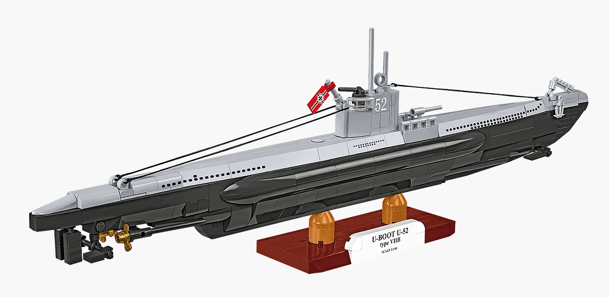 Cobi 4852 U-Boot U-52 (Type VIIB) 1:144 Bausatz NEU OVP