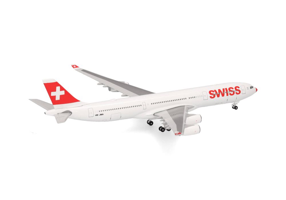 Herpa 538183 Swiss International Air Lines Airbus A340-300 1:500