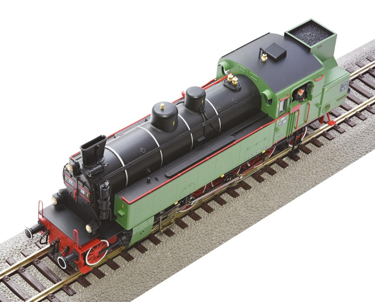 Roco 78084 Dampflokomotive 77.28 ÖBB 1:87 Spur H0 AC Snd Neu