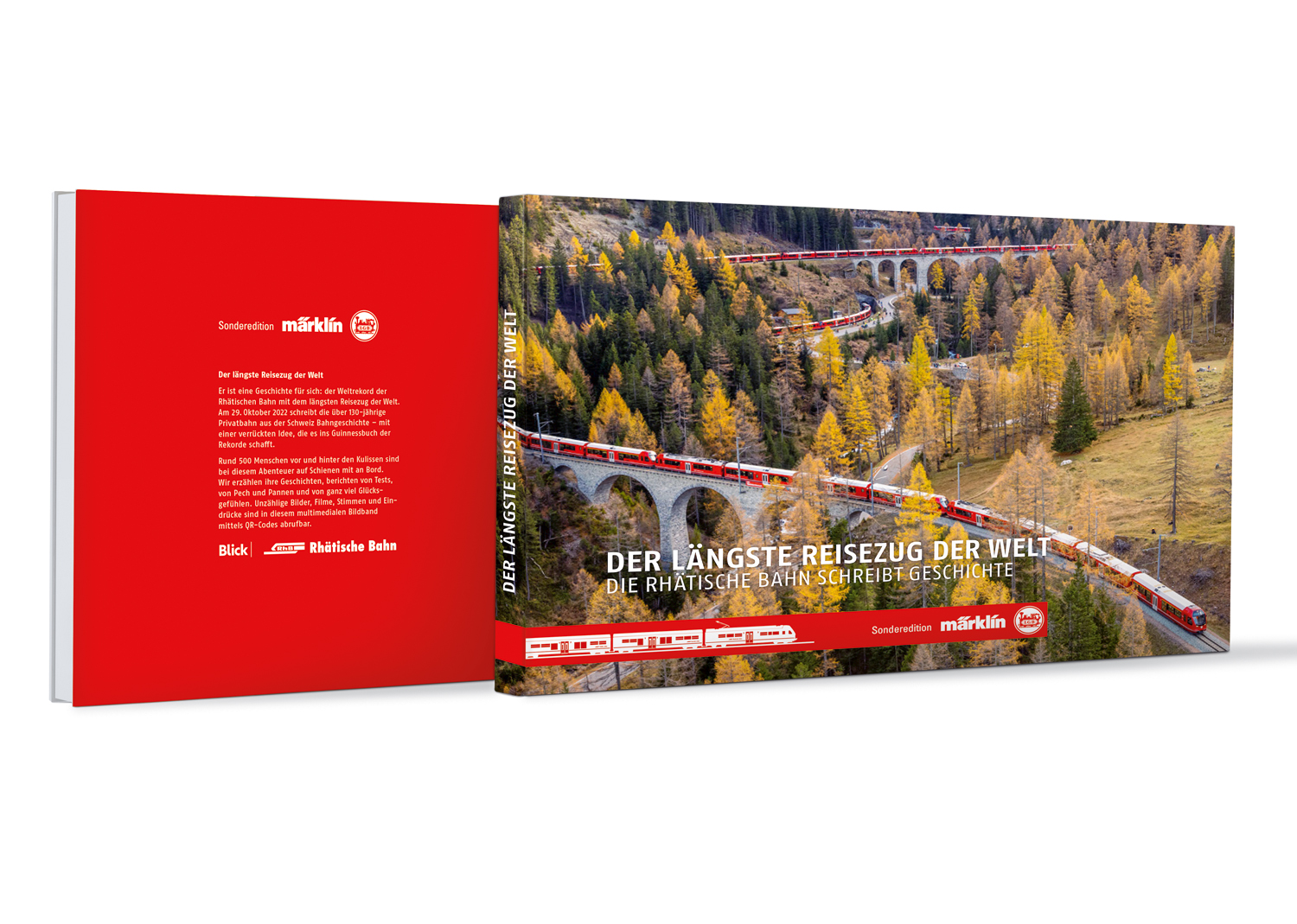 Märklin 03111 Buch Weltrekord RhB 2022 DE Neu