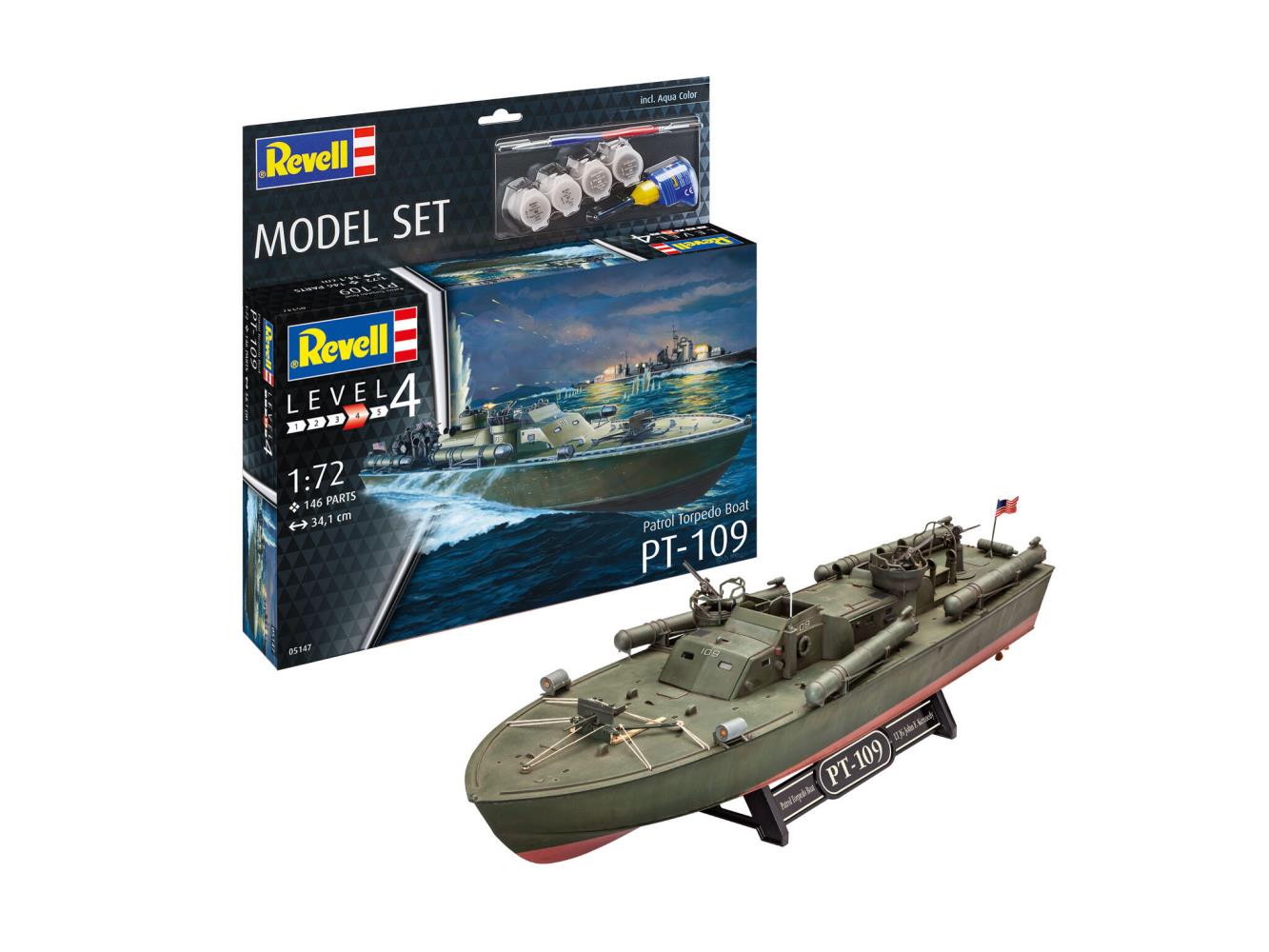 Revell 65147 Model Set Patrol Torpedo Boat PT-109 - 1:72 - Neu