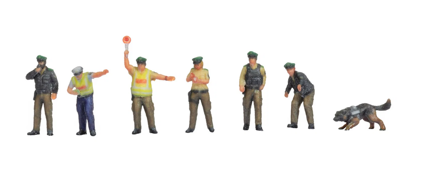 Noch 35010 Polizisten grüne Uniform 1:160 Spur N NEU OVP Figuren
