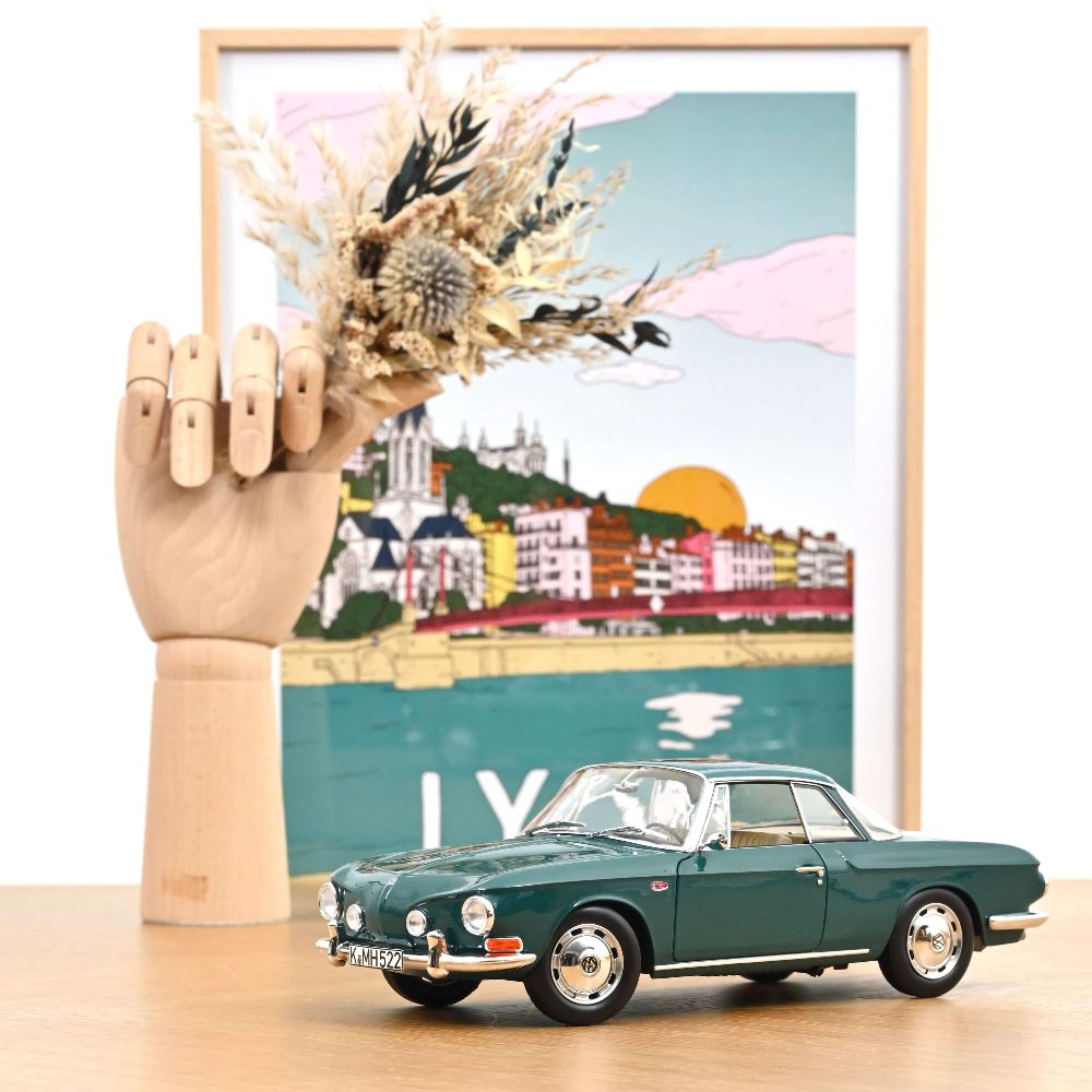 Norev 188648 VW Karmann Ghia 1500 1963 Smaragdgrün 1:18 NEU