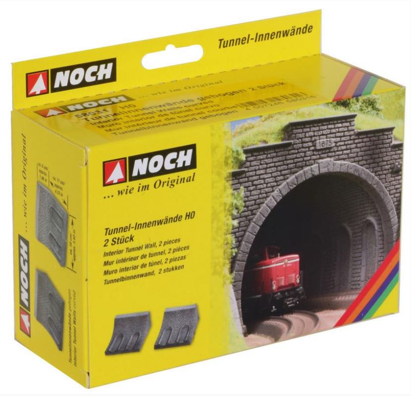 Noch 58031 Tunnelinnenwände gebogen 2 Stück