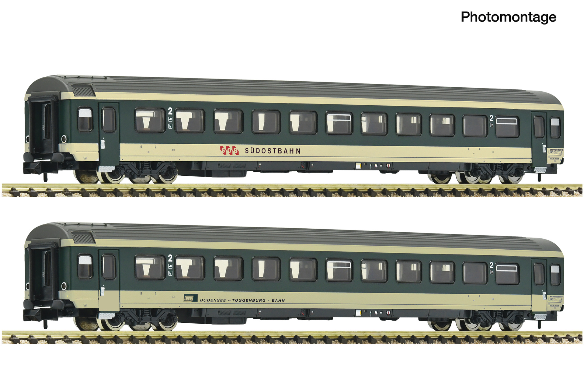 Fleischmann 6260095 2-tlg. Set 1: Reisezugwagen „Voralpen-Express“