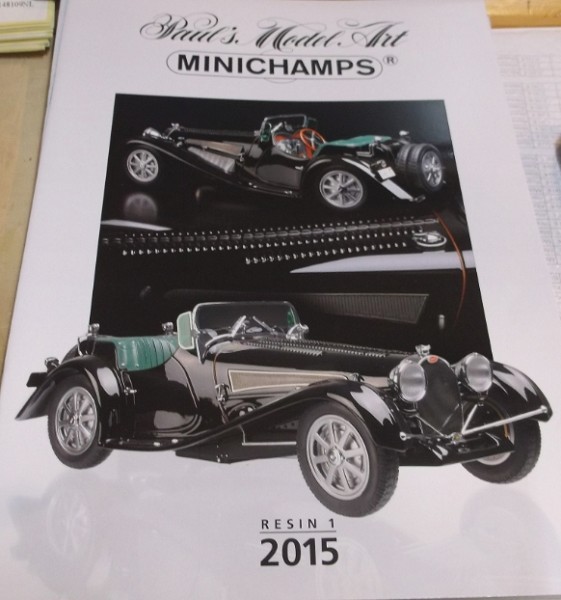 Minichamps PMARESIN1 Resin Katalog 2015