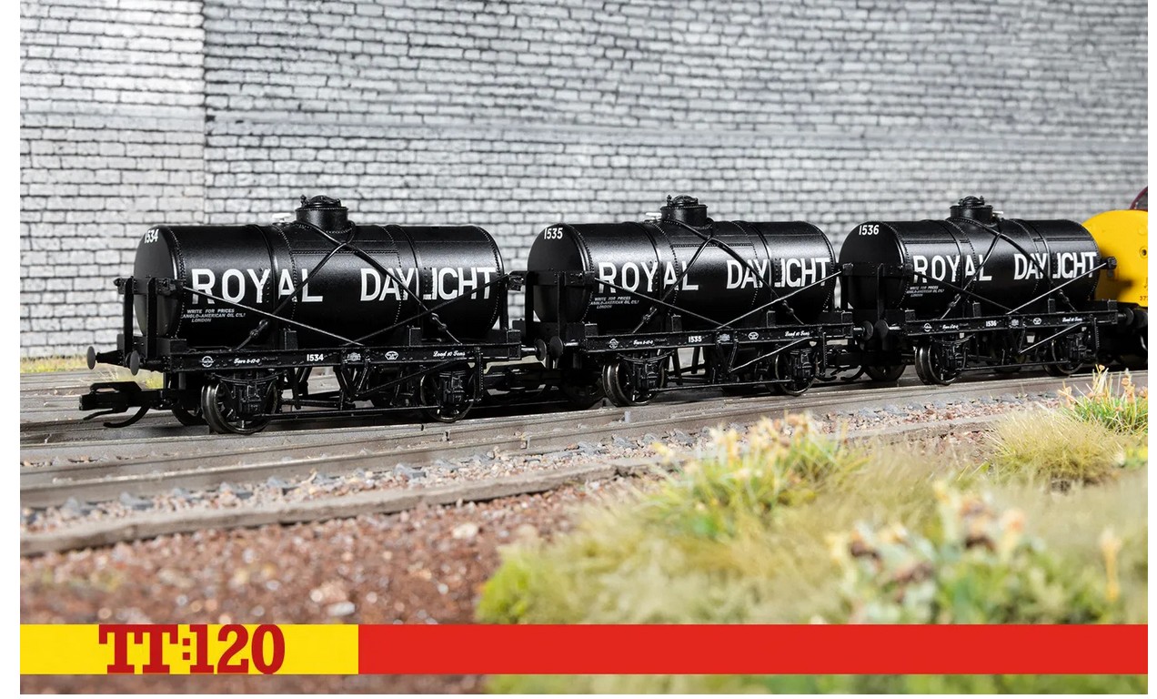 Hornby TT6046 Royal Daylight - 12T Tank Wagon - Triple Pack Spur TT