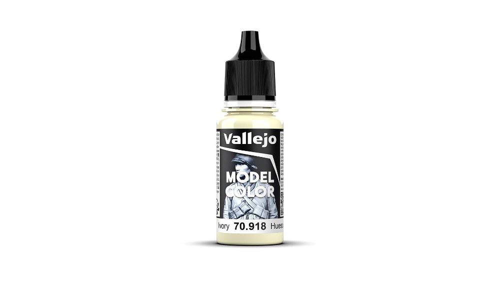 Vallejo 70918 Elfenbein, matt, 18 ml Model Color NEU