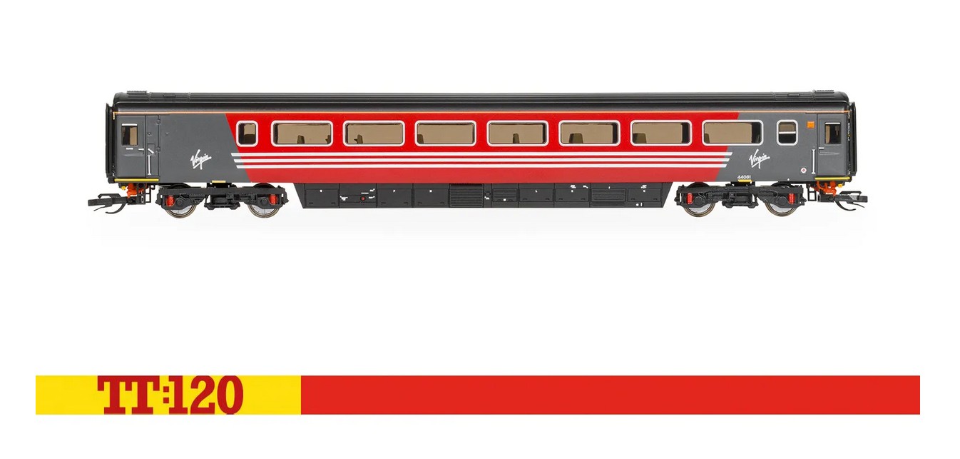 Hornby TT4048 Virgin HST Mk3 Trailer Guard Standard Coach Spur TT
