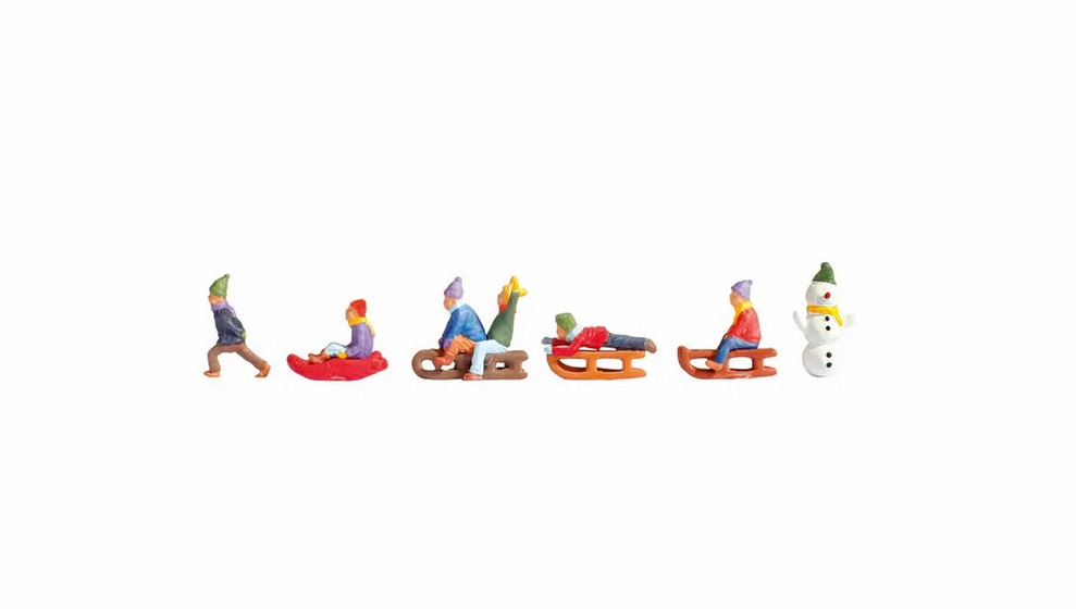 Noch 15819 Kinder im Schnee 1:87 Spur H0 NEU OVP Figuren