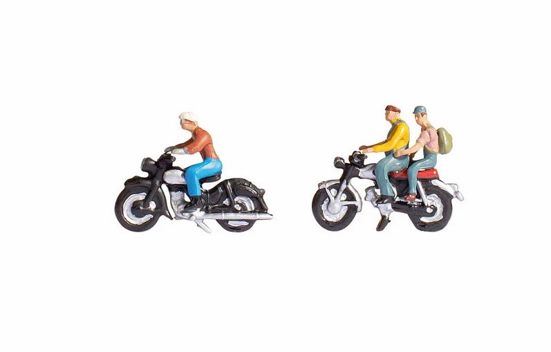 Noch 15904 Motorradfahrer 1:87 Spur H0 Neu OVP Figuren