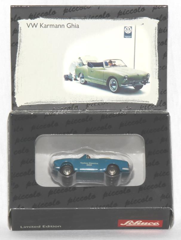 Schuco Piccolo PKW VW Karman Ghia 1:90- Techno Classica 2005