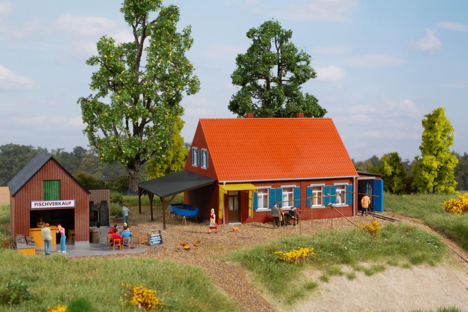 Auhagen 11474 Fischerhaus 1:87 Spur H0 Bausatz Neu OVP