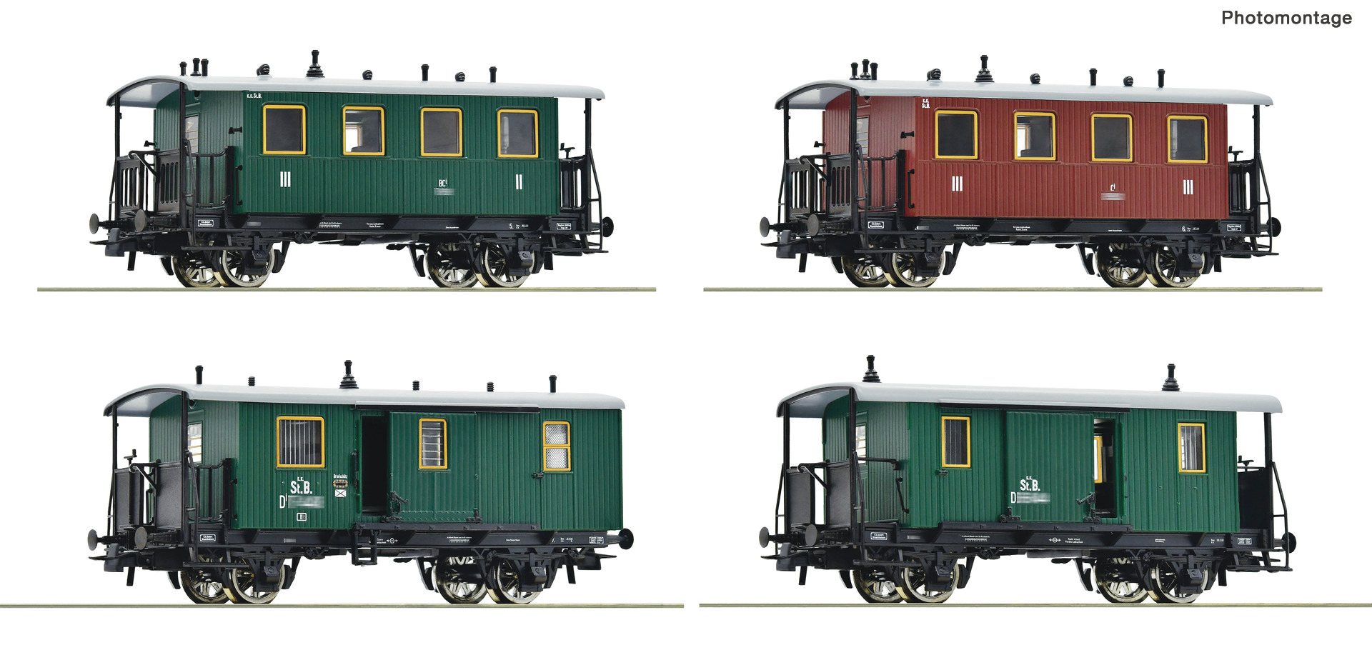 Roco 6200190 4-tlg. Set: Personenzug
